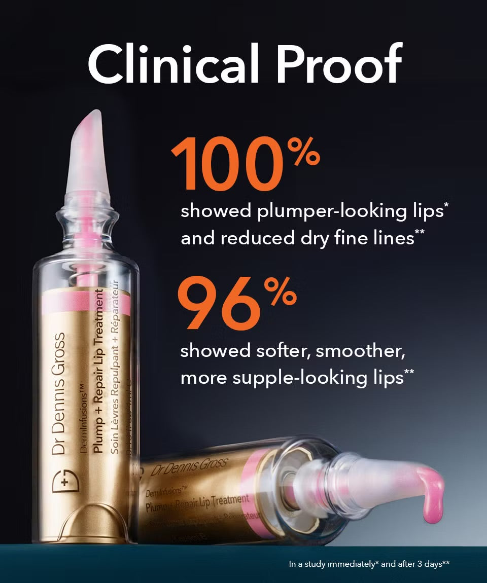 Dr. Dennis Gross DermInfusions Plump + Repair Lip Treatment – Lip plumper og leppepleie     BERRY