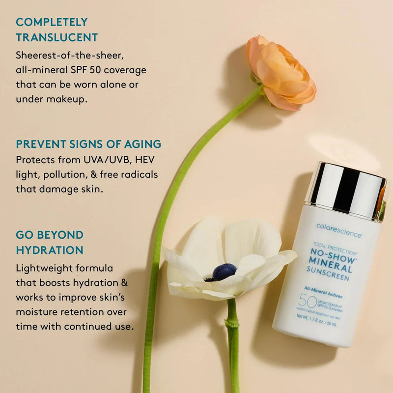 Colorescience Total Protection No-Show™ Mineral Sunscreen SPF 50