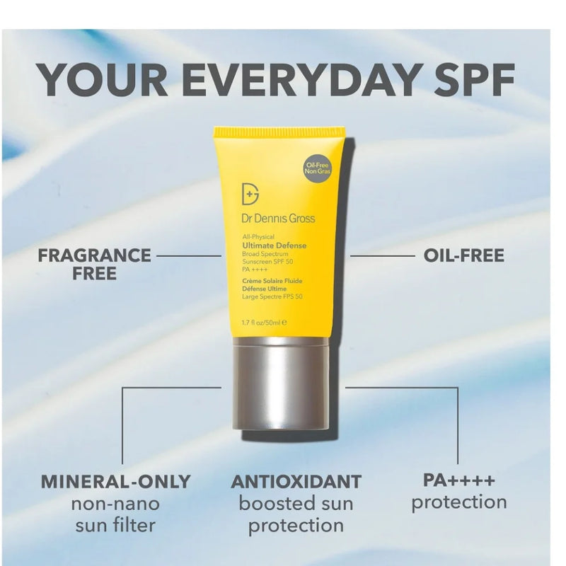 DR. DENNIS GROSS ALL-PHYSICAL ULTIMATE DEFENSE BROAD SPECTRUM SUNSCREEN SPF 50 PA++++